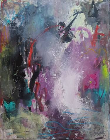 Original Abstract Expressionism Abstract Paintings by Emily STARCK