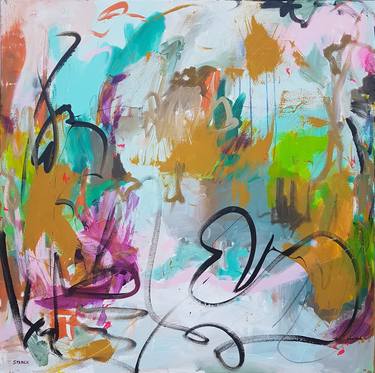 Original Abstract Expressionism Abstract Paintings by Emily STARCK