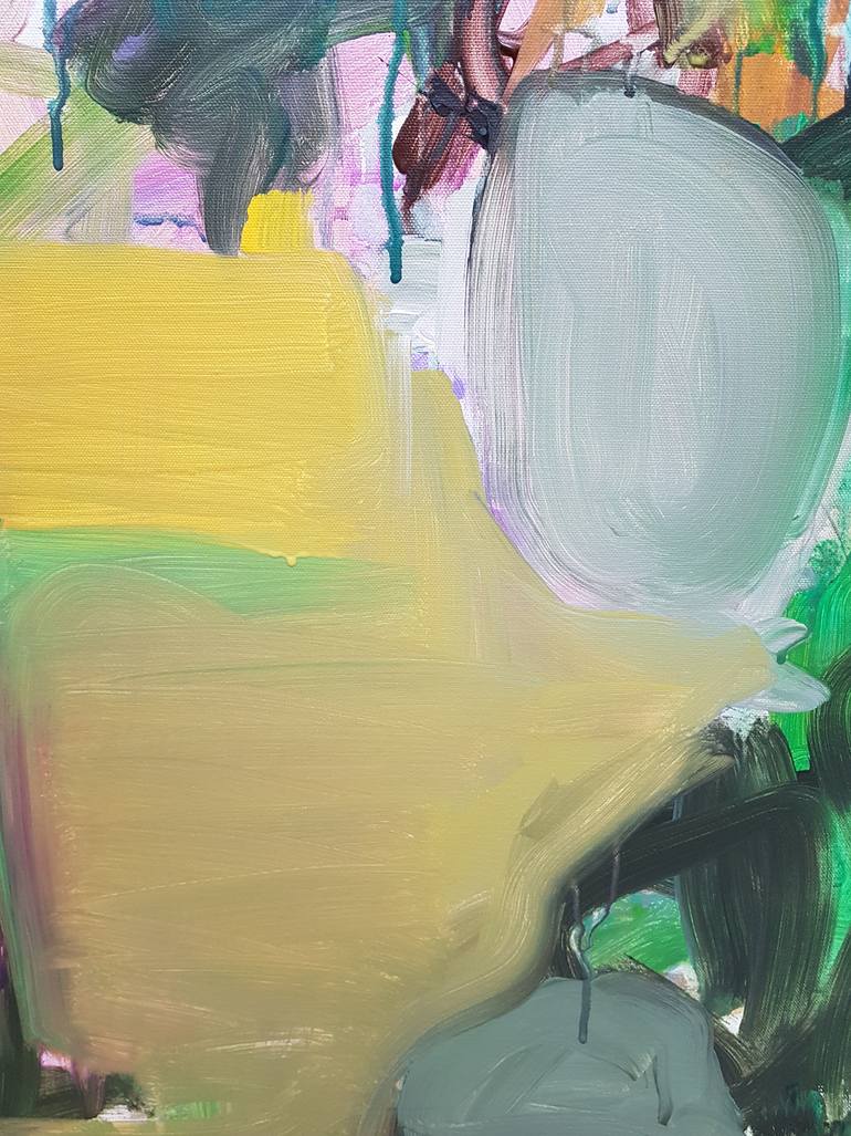 Original Abstract Expressionism Abstract Painting by Emily Starck