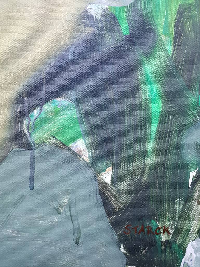 Original Abstract Expressionism Abstract Painting by Emily Starck