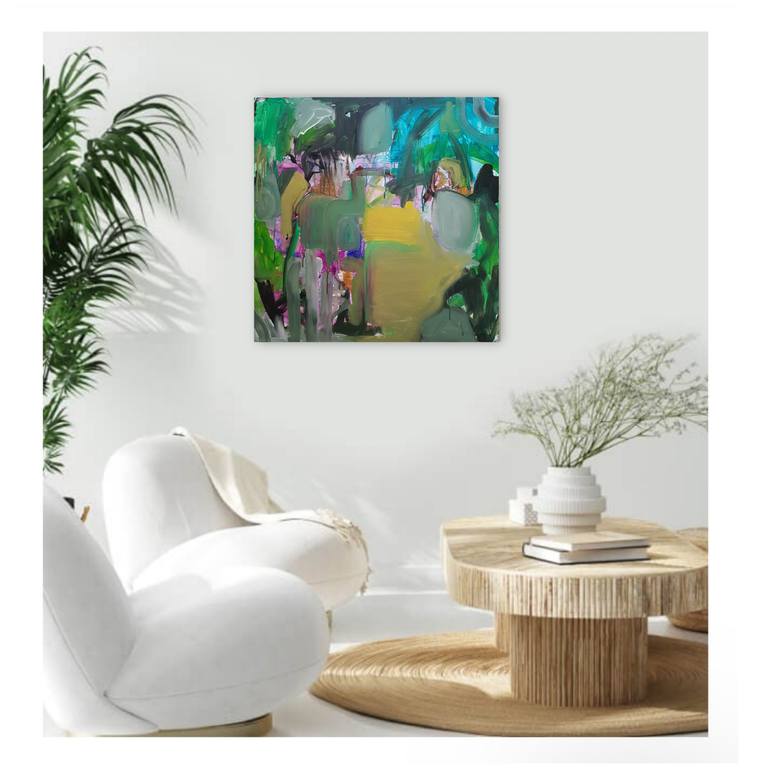 Original Abstract Expressionism Abstract Painting by Emily Starck