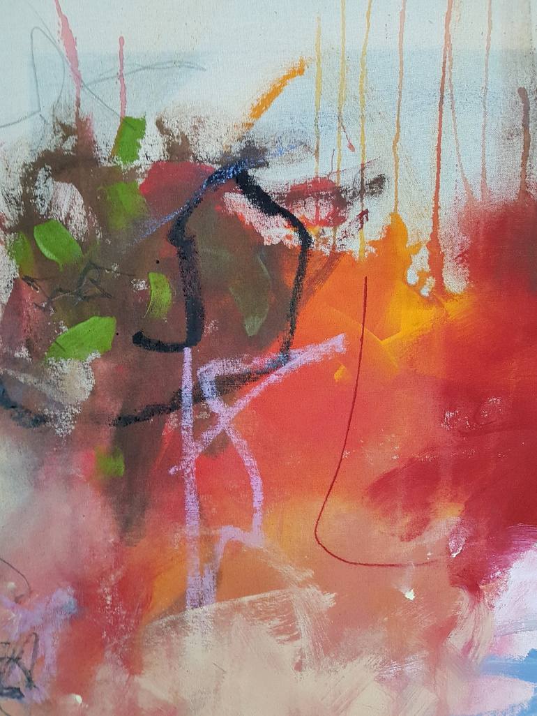 Original Abstract Expressionism Abstract Painting by Emily Starck