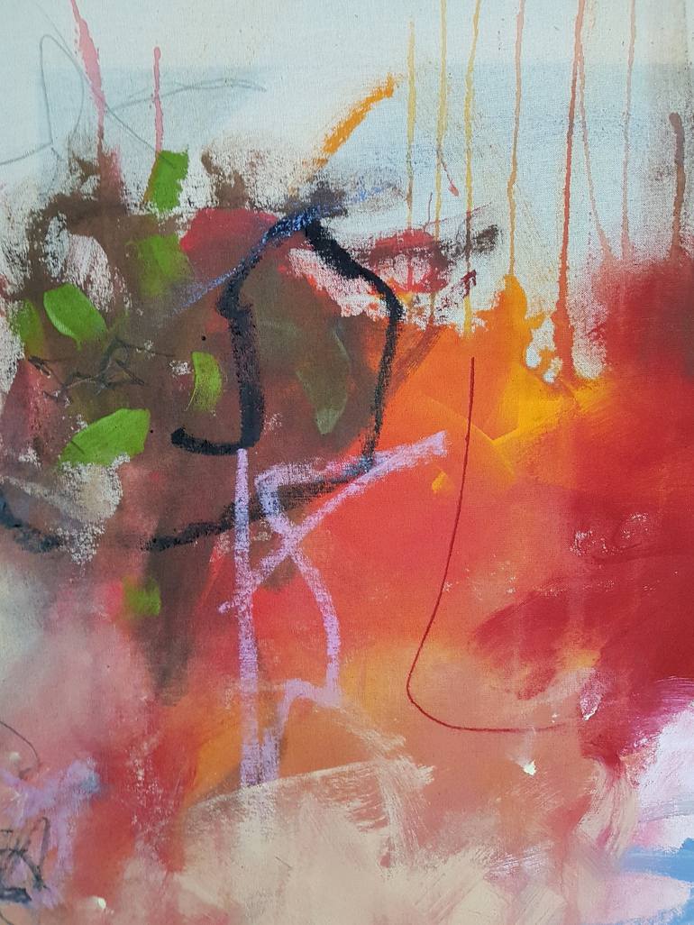 Original Abstract Expressionism Abstract Painting by Emily STARCK