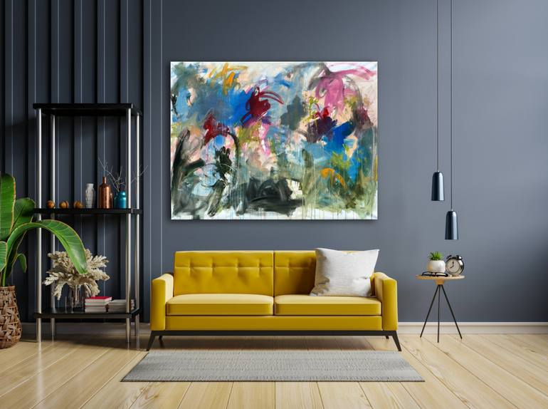 Original Abstract Expressionism Abstract Painting by Emily Starck