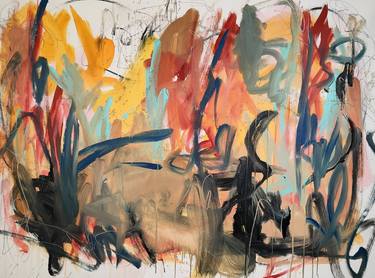 Original Abstract Expressionism Abstract Paintings by Emily STARCK