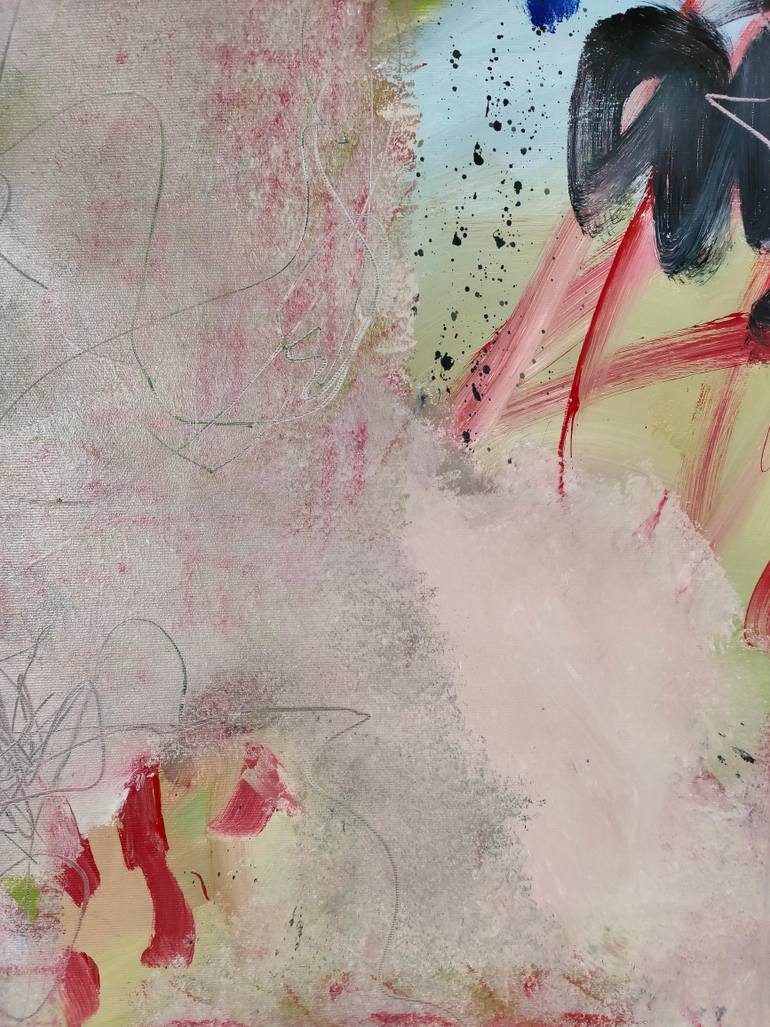 Original Abstract Expressionism Abstract Painting by Emily Starck