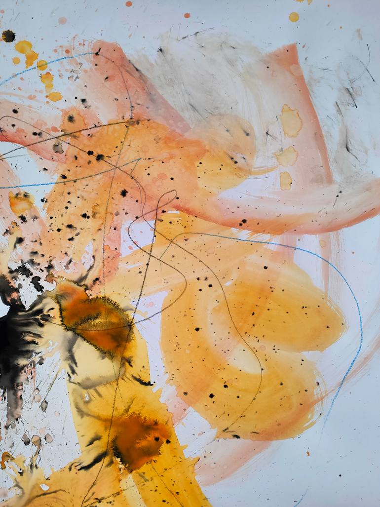 Original Abstract Expressionism Abstract Painting by Emily Starck