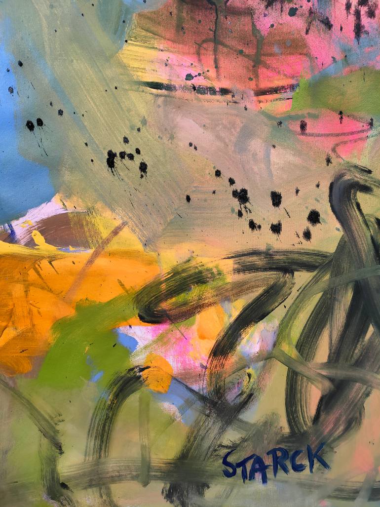 Original Abstract Expressionism Abstract Painting by Emily Starck