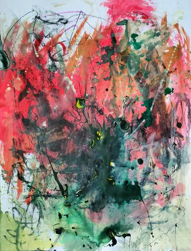 Original Abstract Expressionism Abstract Drawings by Emily STARCK