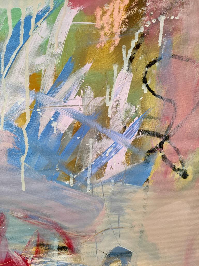 Original Abstract Expressionism Abstract Painting by Emily Starck