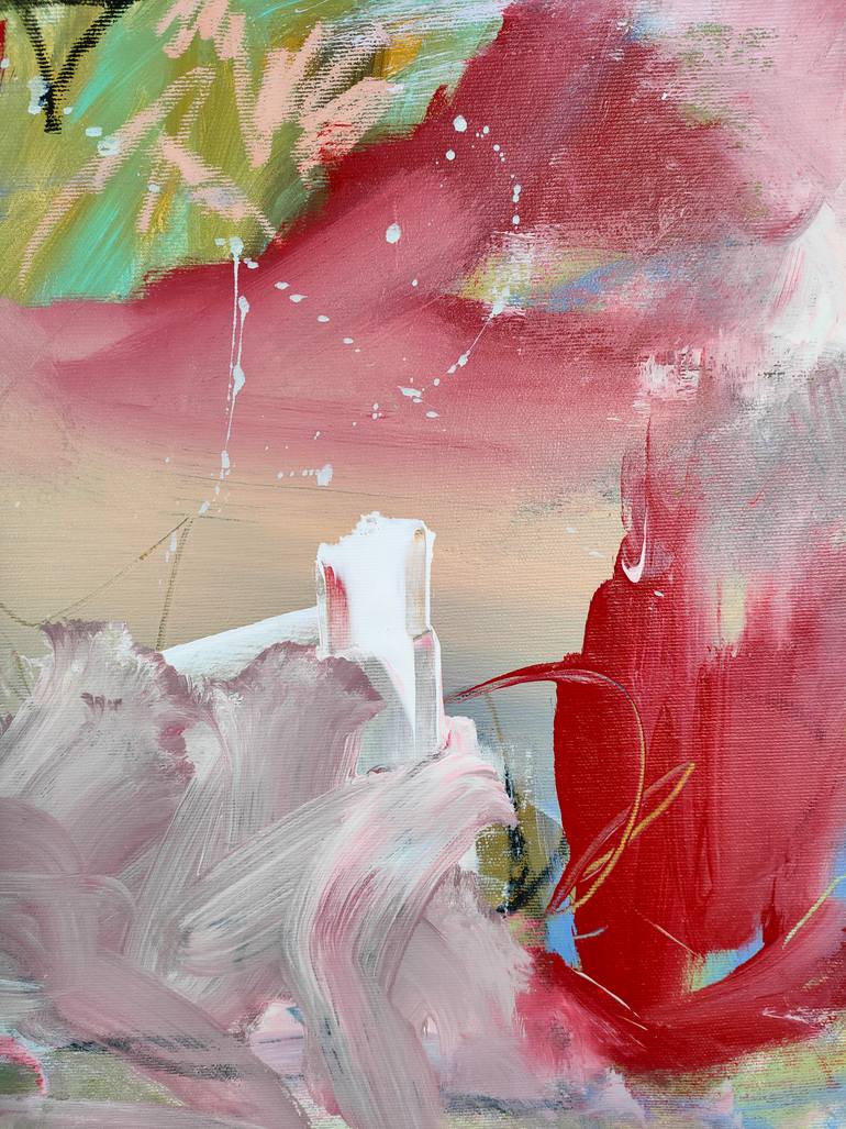 Original Abstract Expressionism Abstract Painting by Emily Starck