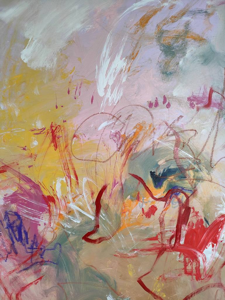 Original Abstract Expressionism Abstract Painting by Emily STARCK