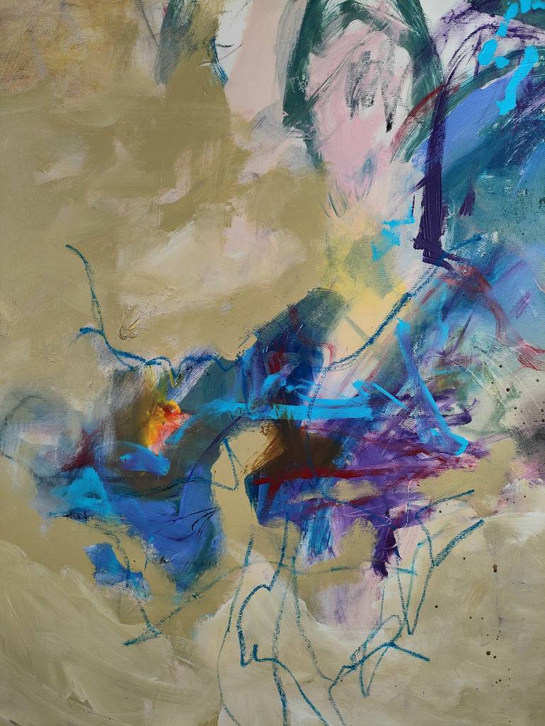 Original Abstract Political Painting by Emily STARCK
