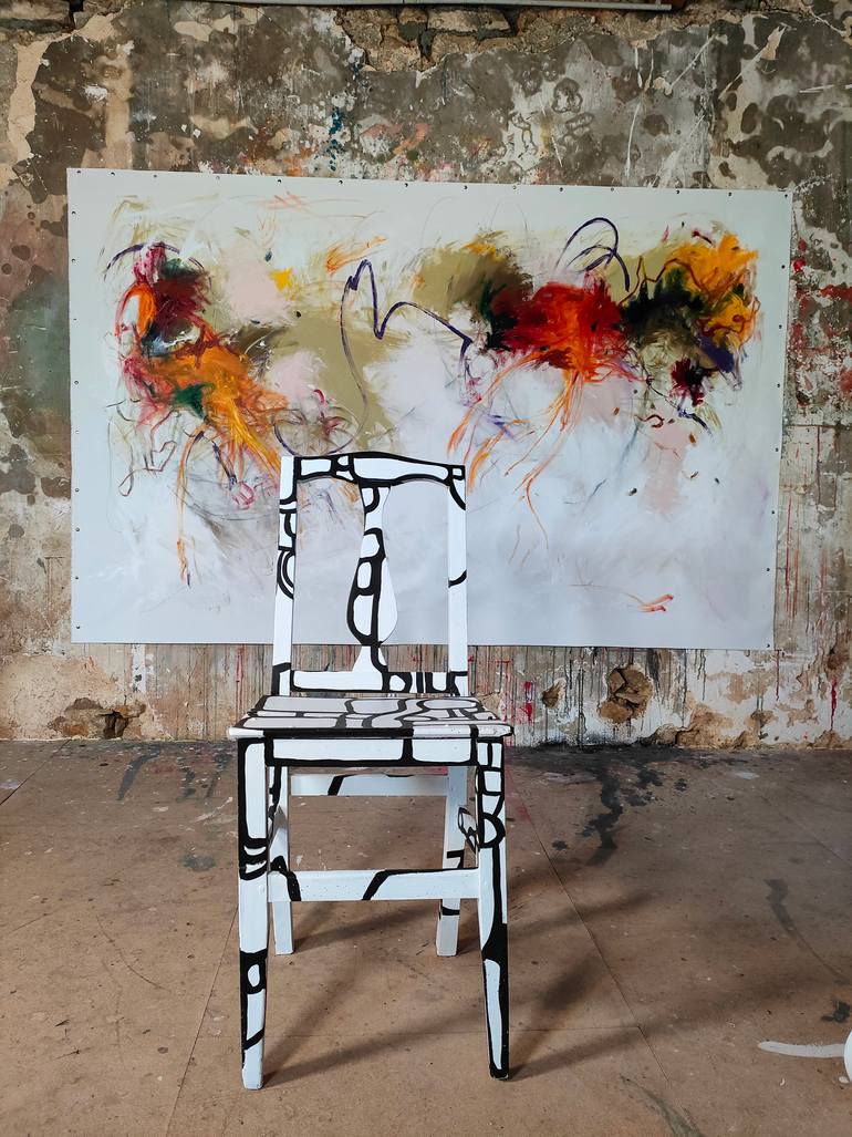 Original Abstract Expressionism Abstract Sculpture by Emily Starck