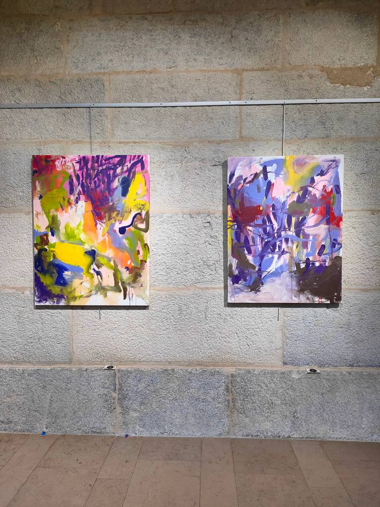 Original Abstract Still Life Painting by Emily Starck