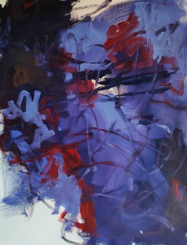 Original Abstract Expressionism Abstract Paintings by Emily STARCK