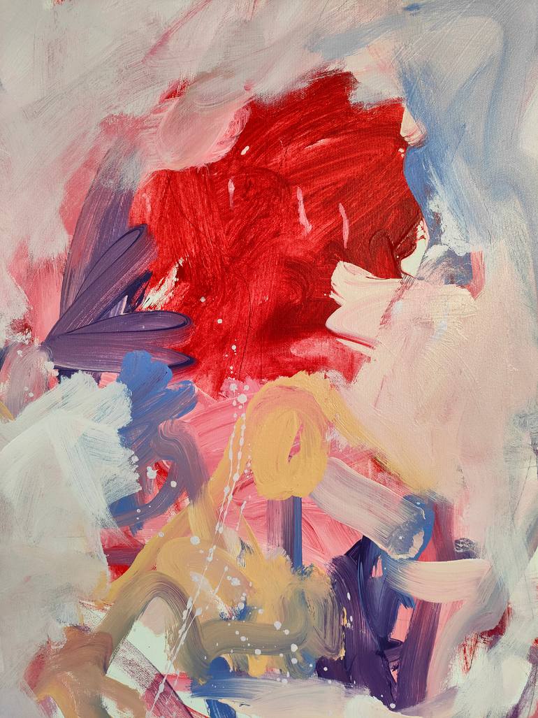 Original Abstract Expressionism Abstract Painting by Emily Starck