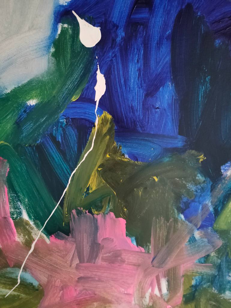 Original Abstract Expressionism Abstract Painting by Emily Starck