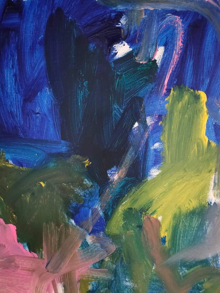Original Abstract Expressionism Abstract Painting by Emily Starck