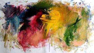 Original Abstract Expressionism Abstract Paintings by Emily STARCK