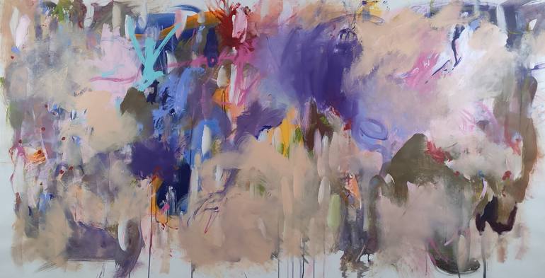 Original Abstract Expressionism Abstract Painting by Emily Starck