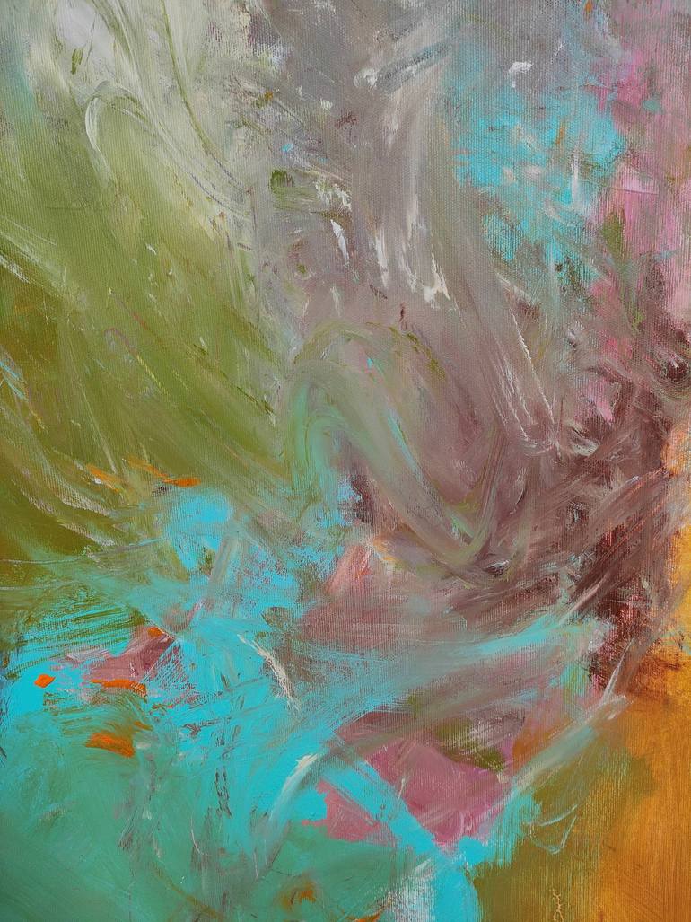 Original Abstract Expressionism Abstract Painting by Emily Starck