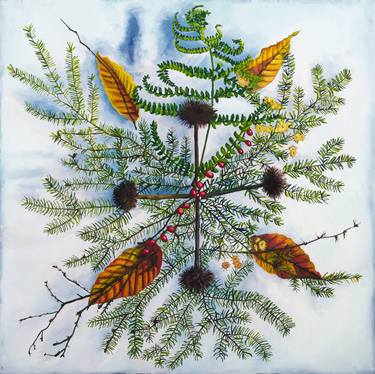 Original Folk Botanic Paintings by Margaret Shipman