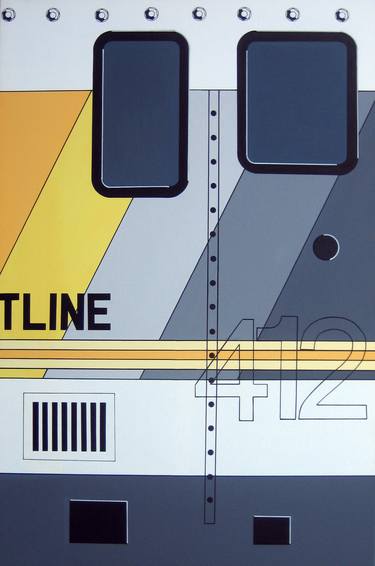 Print of Train Paintings by Evandro Muti