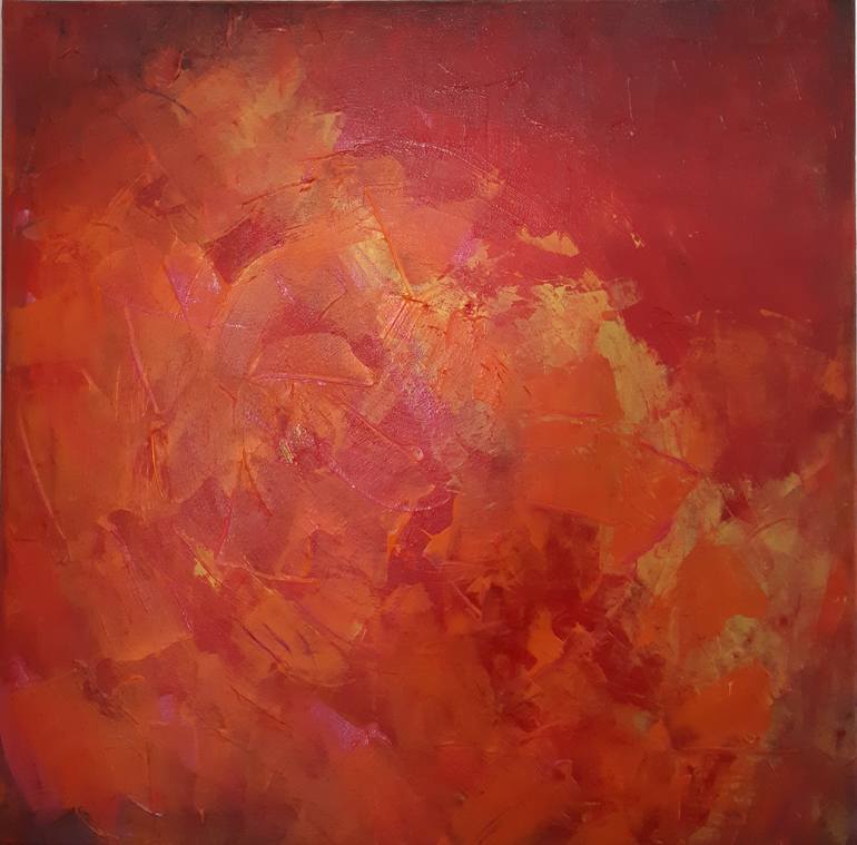 Red 02 Painting by Elena Levinson | Saatchi Art