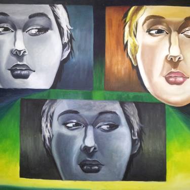 Original Surrealism Women Paintings by Juan Francisco Arias Rodriguez