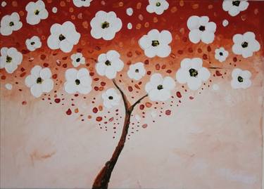 Original Abstract Tree Paintings by Anna Andura