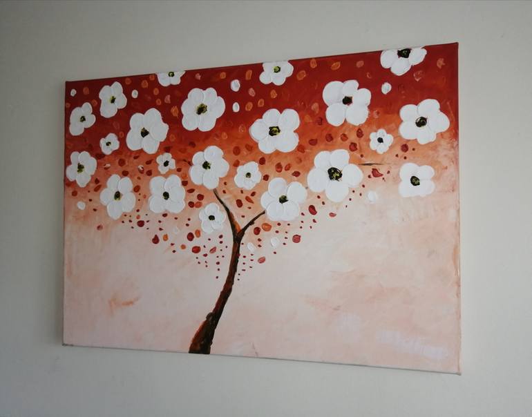 Original Abstract Landscape Painting by Anna Andura