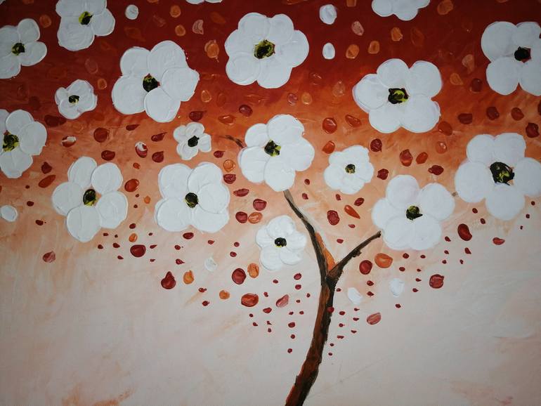 Original Abstract Landscape Painting by Anna Andura