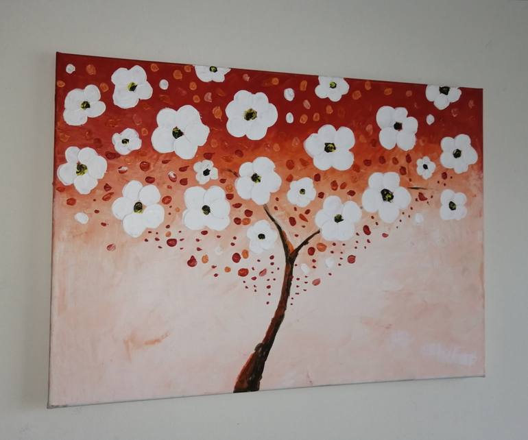 Original Abstract Landscape Painting by Anna Andura
