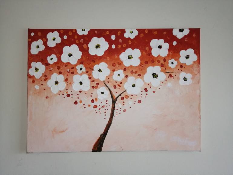 Original Abstract Landscape Painting by Anna Andura