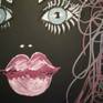 Drawing on paper. A reflection about make up, trends. I like to give shape for thoughts. Thank you for your time.
