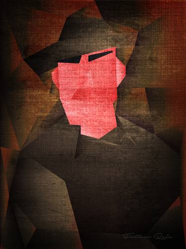 Print of Cubism Men Mixed Media by Fabiano Reis