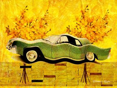 Print of Art Deco Car Mixed Media by Fabiano Reis