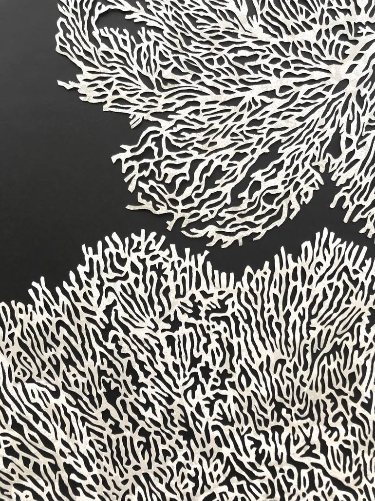 Original Abstract Expressionism Beach Mixed Media by Elena Myasnikova