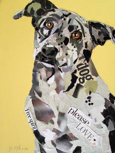 Print of Figurative Dogs Collage by Victoria Glover