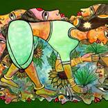 Figurative working woman by Sreedhar Eligala