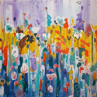 Print of Abstract Botanic Paintings by Ariadna Novicov