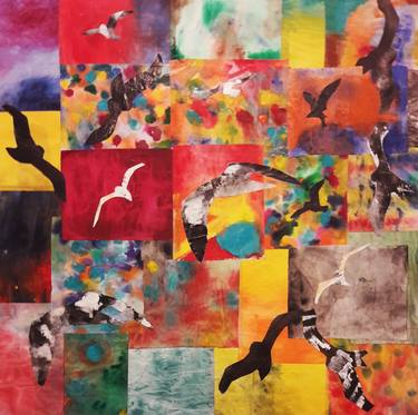 Print of Abstract Animal Collage by Ariadna Novicov