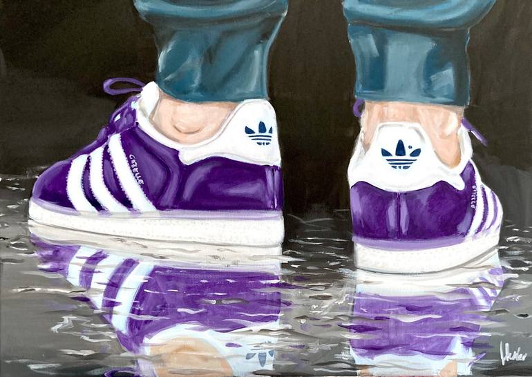 Custom Painted Adidas Superstar -  Norway