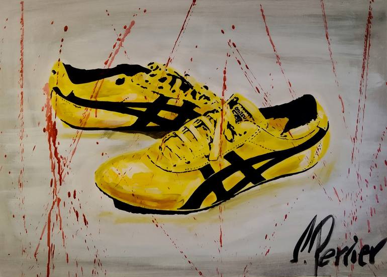 Kill Bill-Onitsuka Tiger. Sneakers Of My Life Number 3 Painting By Sidney  Perrier | Saatchi Art