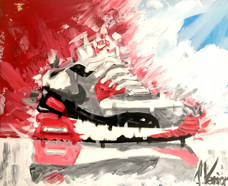 painting air max 90