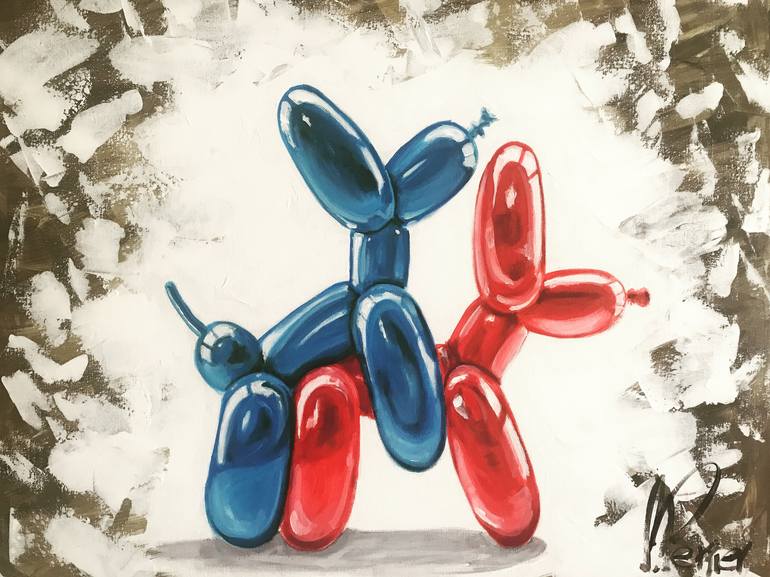 Interracial balloon Painting by Sidney Perrier Saatchi Art