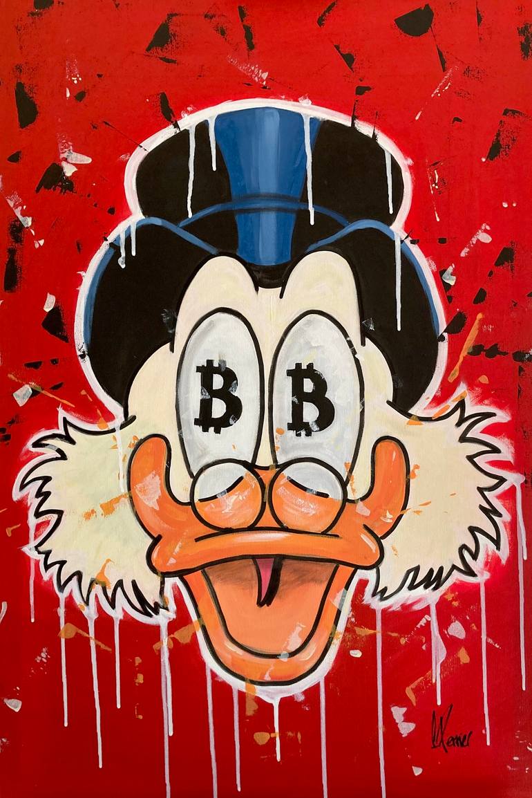 Bitcoin fever Scrooge Mcduck