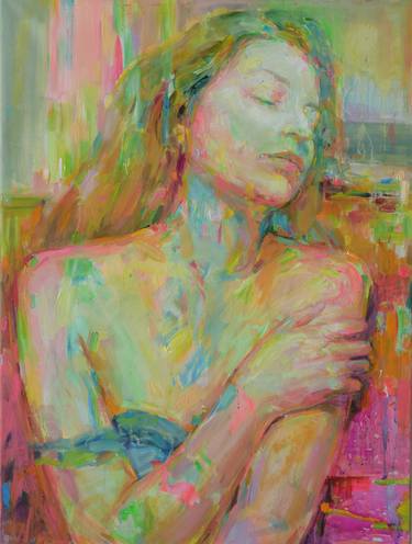 Original Abstract Portrait Paintings by Georgia Theologou