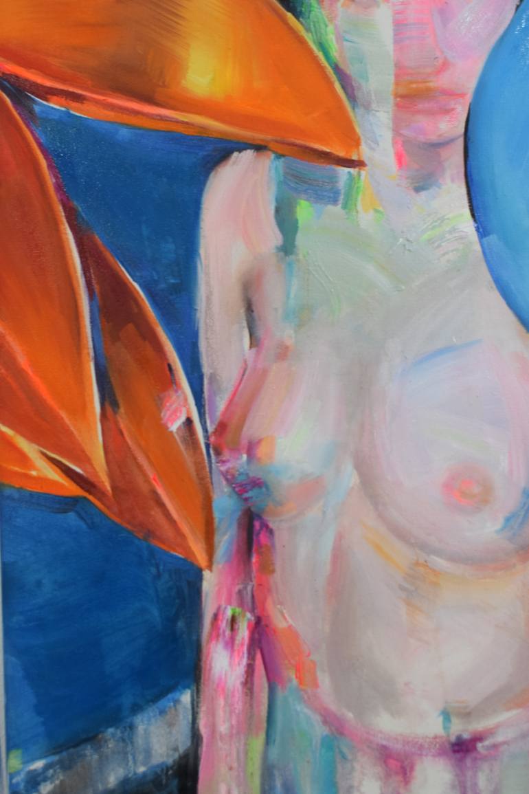 Original Portraiture Portrait Painting by Georgia Theologou